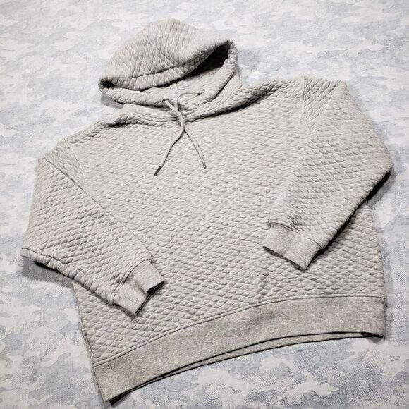 Zyia Active Sweatshirt Women s Large Gray Pull Over Hoodie Embroidered Logo - Picture 2 of 10